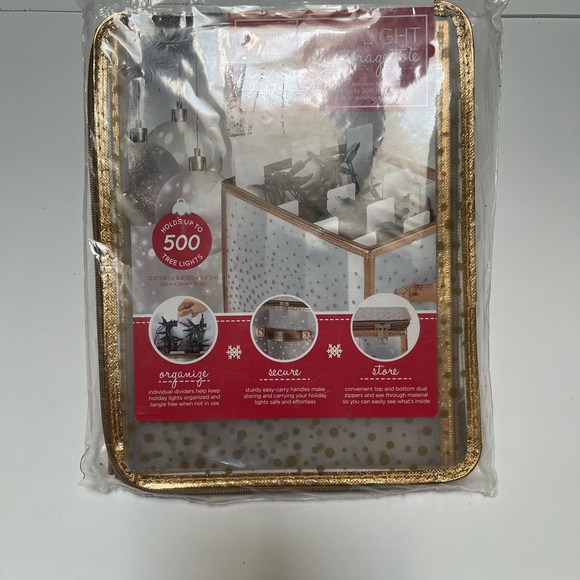 NIP Simplify Christmas Light Organizer - Room Light Storage Container - Picture 5 of 6